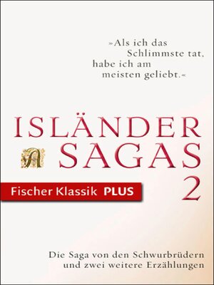 cover image of Die Saga von den Schwurbrüdern und zwei weitere Erzählungen